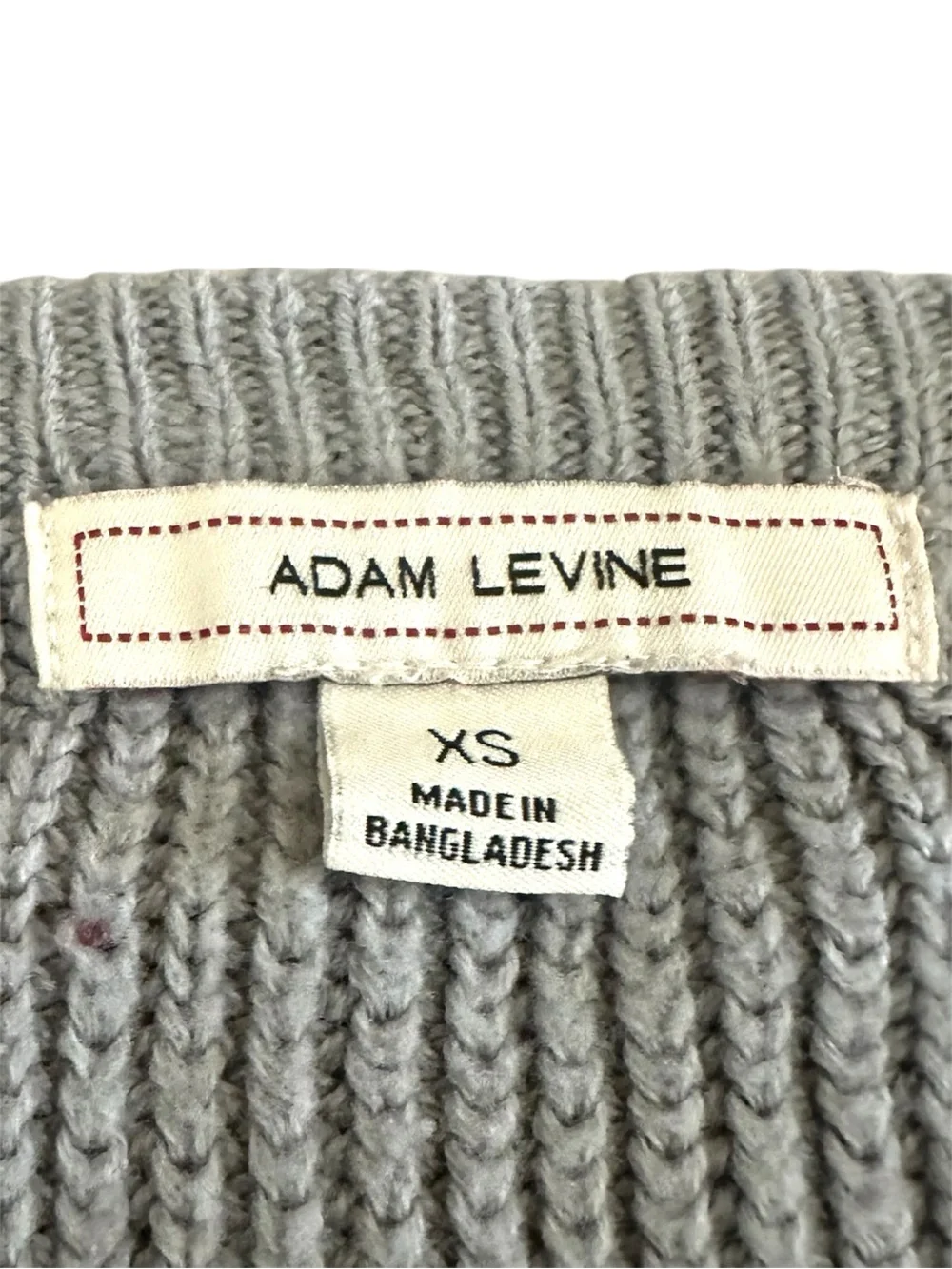 Adam Levine Black and Grey Striped Cardigan (XS)